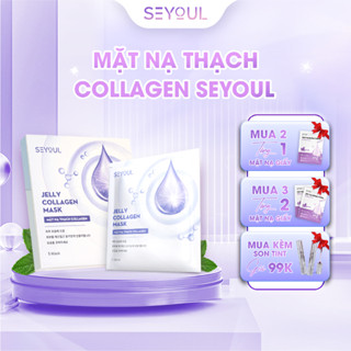 Mặt Nạ Thạch Collagen SEYOUL Hỗ Trợ Dưỡng Trắng, Cấp Ẩm Sâu Giúp Da Đàn Hồi, Căng Bóng Mịn Màng 1 Hộp x 5 Miếng