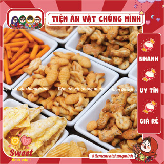 [Dùng Thử 250g] Snack Ăn Vặt Tự Chọn, Snack Tổng Hợp Giá Rẻ Nhiều Món, bim bim cân đồ ăn vặt hot