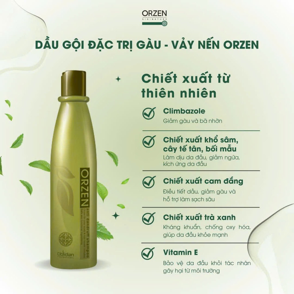 Dầu gội sạch gàu vảy nến Orzen AntiDandruff Shampoo 320ml Hàn Quốc