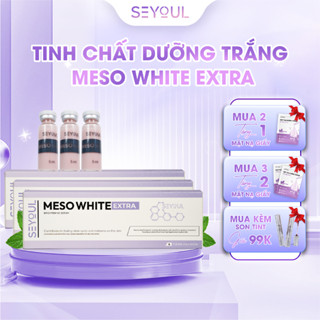 Combo 3 Cấy Trắng Meso White Seyoul Giúp Trắng Da Giảm Nám, Cải Thiện Làn Da Mịn Màng Và Sáng Bóng 5ml x 6 lọ