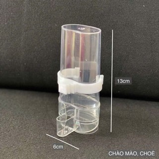 Combo 4 Cóng Đựng Thức Ăn, Nước Uống Cho Chim, Bình Nước Tự Động Cho Chim Cảnh