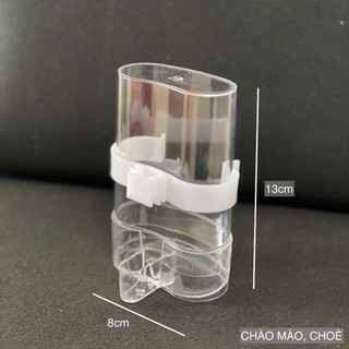Combo 4 Cóng Đựng Thức Ăn, Nước Uống Cho Chim, Bình Nước Tự Động Cho Chim Cảnh