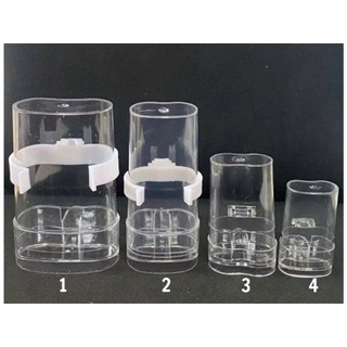 Combo 4 Cóng Đựng Thức Ăn, Nước Uống Cho Chim, Bình Nước Tự Động Cho Chim Cảnh