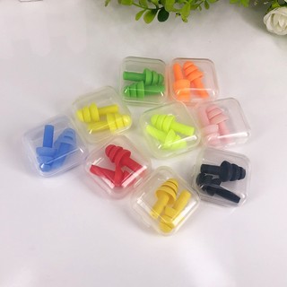 [Combo 3 Cặp] Nút Bịt Tai 3 Tầng Chống Ồn Chống Nước Có Hộp Đựng