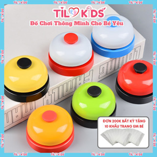 Đồ chơi Chuông trả lời TILO KIDS chuông để bàn chuông cầm tay nhỏ gọn tiện lợi 