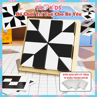  Đồ chơi ghép hình thông minh khối ẩn hiding block TILO KIDS câu đố logic xếp khối 3D giúp phát triển trí tuệ cho bé 