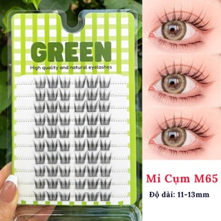 Mi Giả Cụm Chân Mèo Đậm M65 GREEN Thuỷ Mi