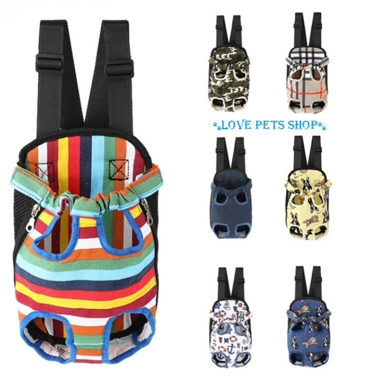 Địu vận chuyển Chó Mèo có đệm lưng - Love Pets Shop