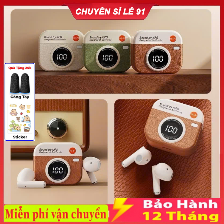 Tai nghe Bluetooth HQAi H12 / F9 / M10 / M100 / M90 PRO Chất lượng âm thanh HiFi với tai nghe pin du