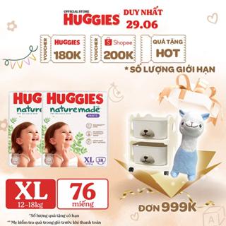 [HUGFEB15 -10% max 60k đơn 400k] Combo 2 Tã Quần Huggies Platinum Nature Made XL38