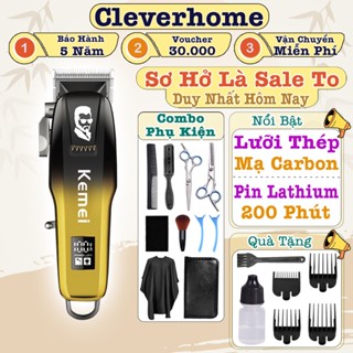 Tông Đơ Cắt Tóc Nam, Người Lớn Chyên Nghiệp Kemei KM709A, Tăng Đơ Chấn Viền Chính Hãng Kemei J03