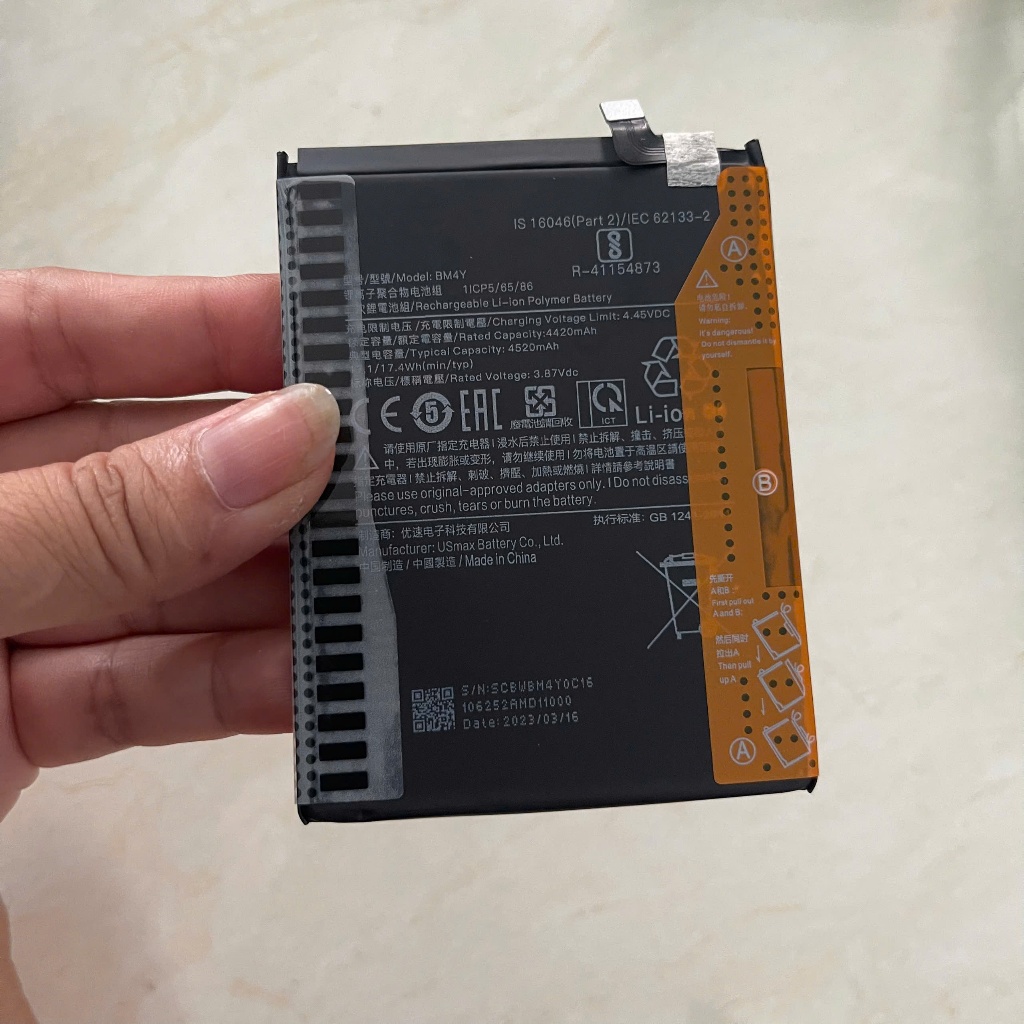 pin xiaomi redmi k40 k40 pro poco f3 f3 pro  mã BM4Y