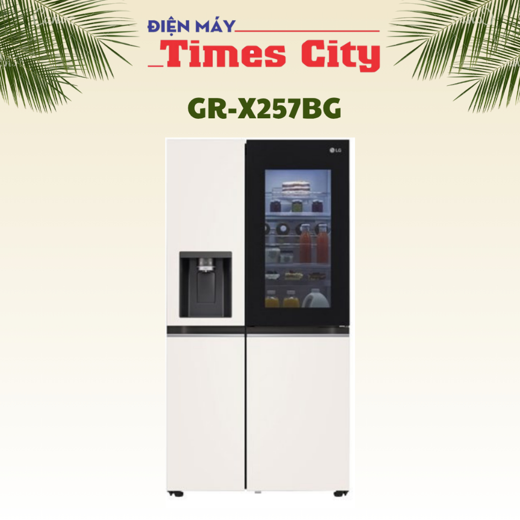 Tủ lạnh LG Inverter 635 lít Side By Side InstaView Door-in-Door GR-X257BG