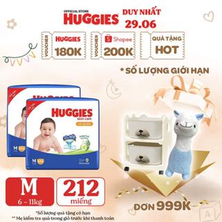 Combo 2 Tã quần Huggies Skincare Mega Jumbo M106/L96+8/XL84+4/XXL76+4