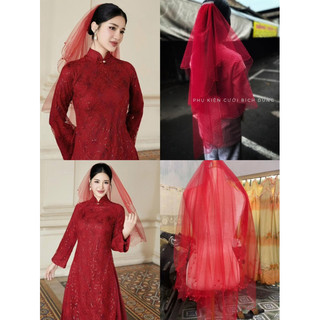 Voan đỏ cô dâu loại 1 | PHUKIENCUOILINHQUAN