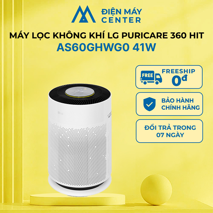 Máy lọc không khí LG Puricare 360 Hit AS60GHWG0