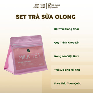 Set Trà Sữa Tự Pha Olong Hoa Lài - Pha Được 10 Ly Trà Sữa Đậm Vị Tại Nhà - Trà Olong Bảo Lộc