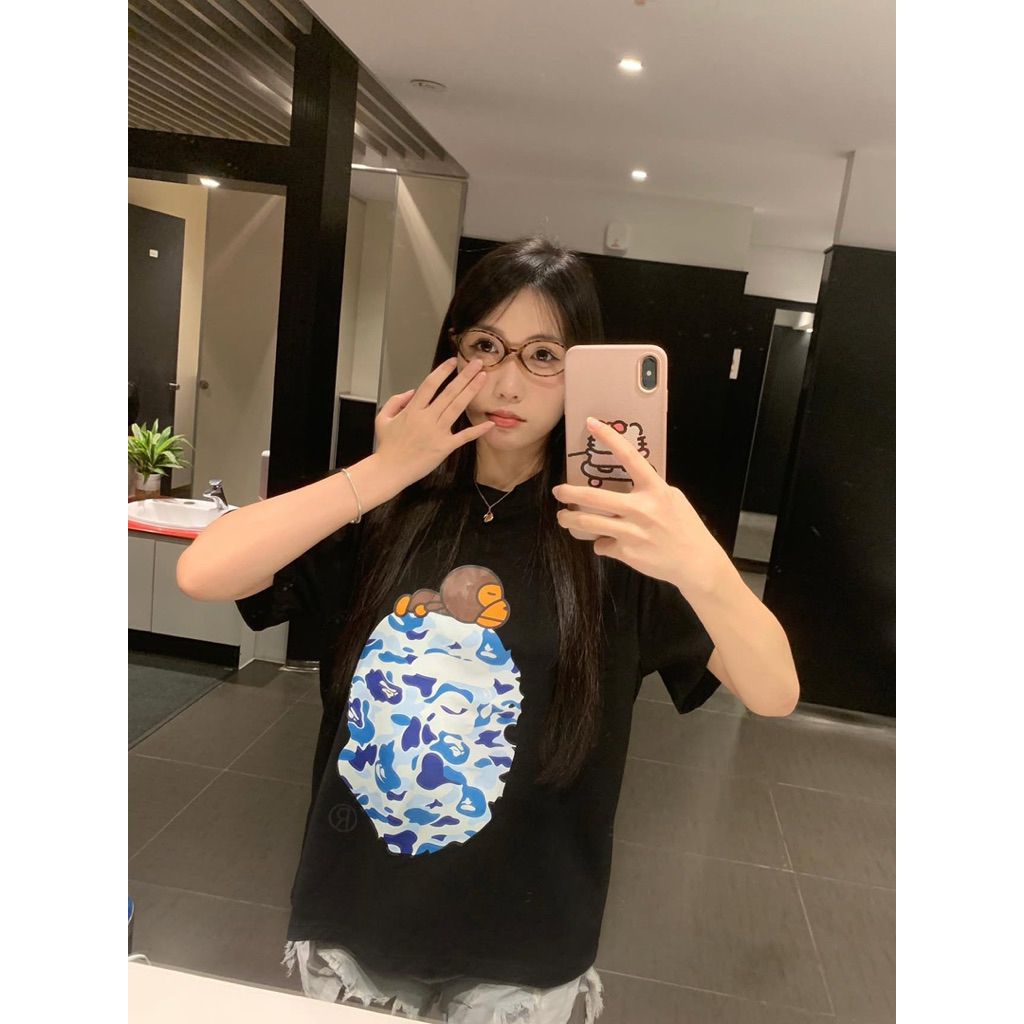 Áo thun Bape Athing Full Tem Tag Túi Mac Hàng L1 Cao Cấp Áo Phông Unisex Form Rộng