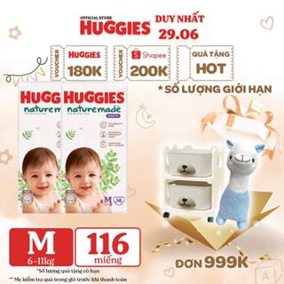 [KOL Live] Combo 2 Tã Quần Huggies Platinum Nature Made M58/L44/XL38/XXL26