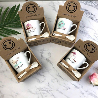 Cốc (tặng kèm thìa) Cho Bé, Đồ Dùng Cho Bé