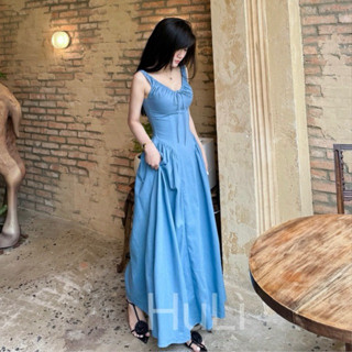  Ledy Dress- ĐẦM LINEN MAXI DÁNG DÀI TIỂU THƯ SANG CHẢNH | HuLì 