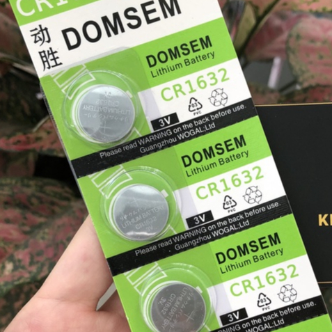 Vỉ 5 Viên Pin CR1632 1632 DOMSEM