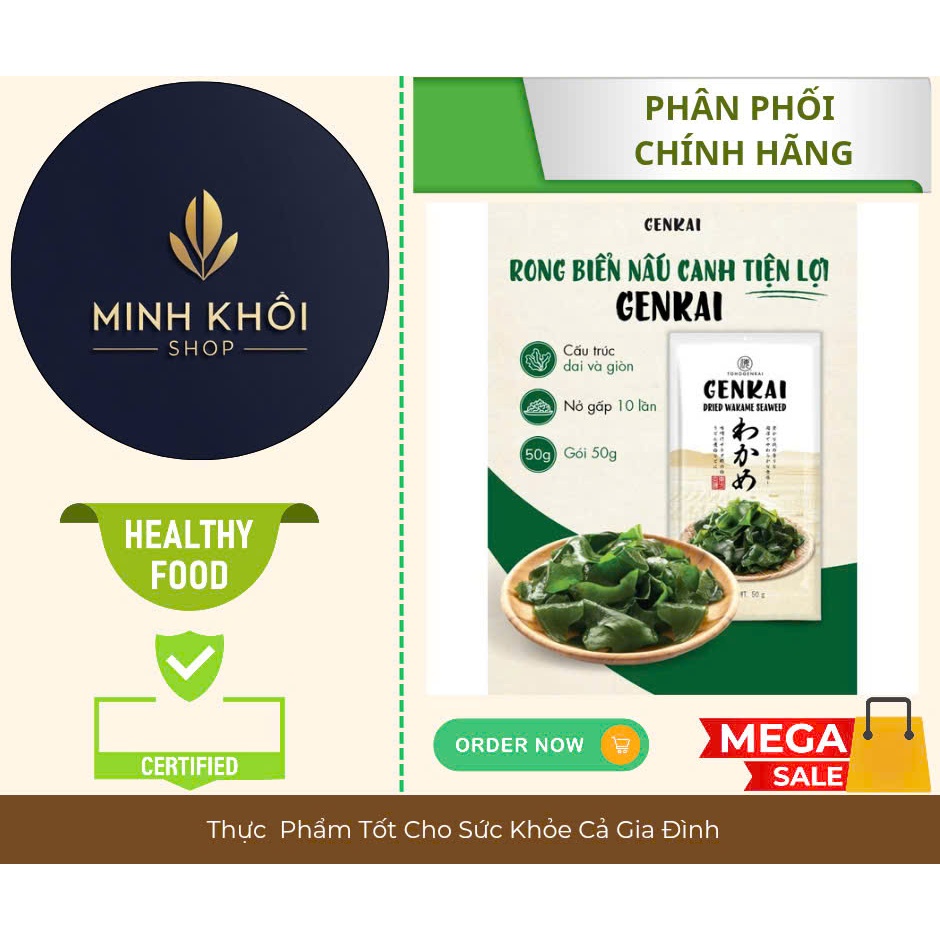 Rong Biển Nấu Canh GenKai 50g
