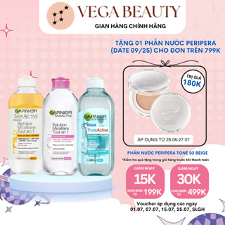   HÀNG CÔNG TY  Nước tẩy trang GARNIER Micellar Cleansing Water 400ml màu Vàng  Hồng  Xanh tẩy trang dịu nhẹ sạch sâu 