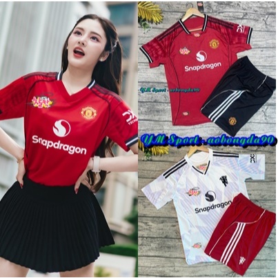 Áo Bóng Đá CLB MU Đỏ 25/26 -( Quần + Áo ) - Vải Gai Thái Chuẩn Thi Đấu