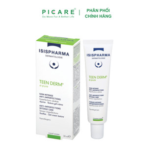 Kem Hỗ Trợ Giảm Mụn Trứng Cá Isis Pharma Teen Derm Alpha Pure 30ml