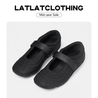 [ MỞ BÁN SỚM ] Giày đế lười quai dán, chất liệu da phao bản siêu đẹp, giày da phao nhẹ êm dễ mang - latlatclothing