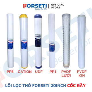 Combo 3 lõi lọc 20 inch cho nguồn lọc nước đầu nguồn cho cốc 20inch gầy PP5, PP1, CATION, UDF