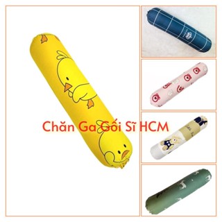  Vỏ gối ôm Vịt Vàng Cung Hoàng Đạo Gấu Dâu Cá Heo Vỏ ôm Cottonpolly kích thước 35x100cm kiểu Hoa Cún Heo Thỏ Mây 