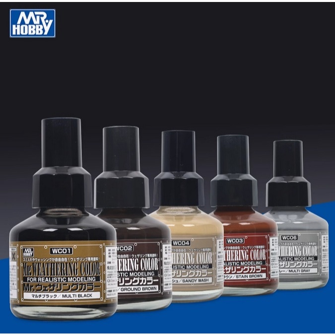 SƠN HIỆU ỨNG MR HOBBY - MR. WEATHERING COLOR (40ML)