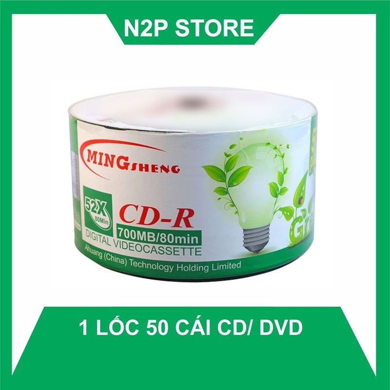 Đĩa CD trắng MingSheng RiSheng Maxell (Lốc 50c)