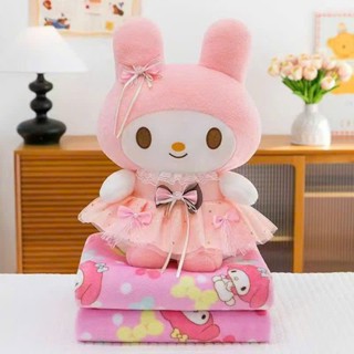 Bộ Chăn Gối Văn Phòng LaBuBu, Kuromi Làm Quà Tặng Cho Bé Siêu Đáng Yêu - Thủy Lê Bedding