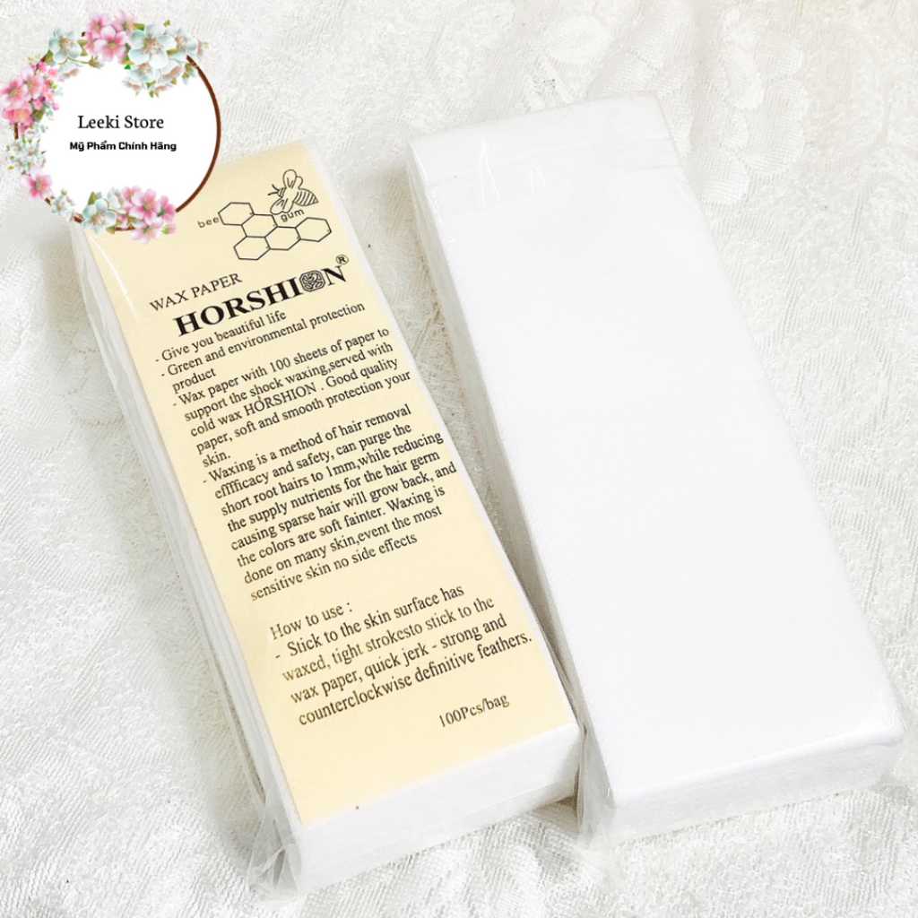 Giấy Wax lông Horshion 100 miếng