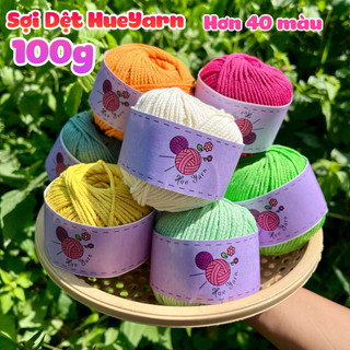  Sợi dệt HUE YARN 2.0mm 100g sợi gai sợi dệt cotton móc túi móc nón 