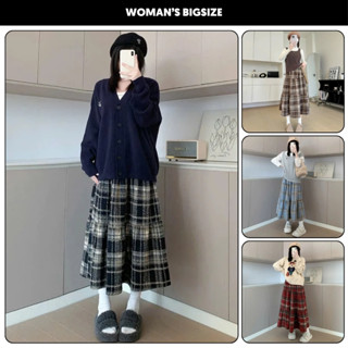  Chân Váy Nữ Dáng Chữ A Lưng Cao Họa Tiết Sọc Caro Phong Cách mori Cổ Điển Chân Váy Dài Caro Nữ Thu Đông Cho Nữ CV69 