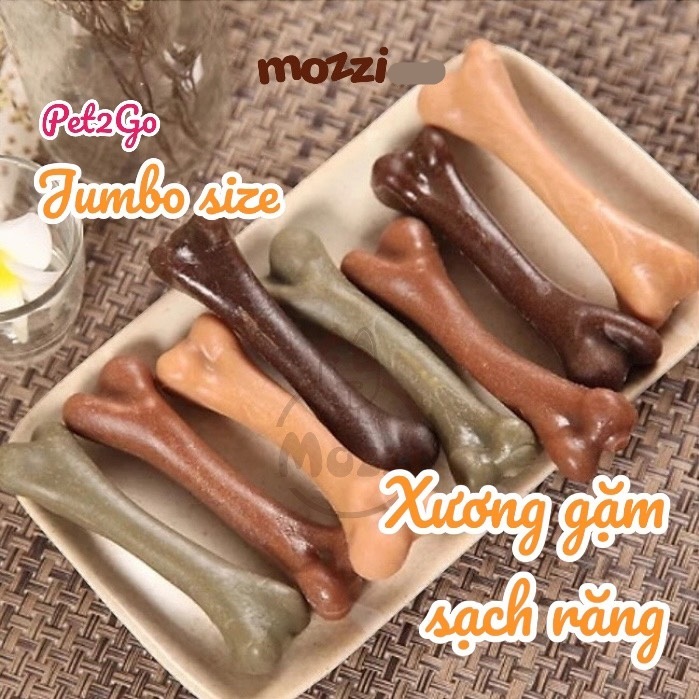 Snack cho chó Xương gặm sạch răng Dental Bone Pet2Go Thái Lan