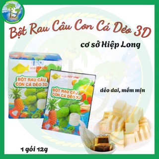 1 GÓI BỘT RAU CÂU CON CÁ DẺO{12 G}