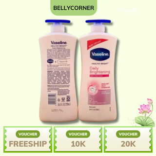  Sữa Dưỡng Thể Vaseline Healthy Bright Daily Brightening 725ml dưỡng trắng dưỡng sáng dưỡng ẩm body 