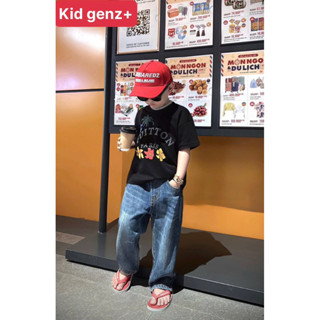 Áo thun gia đình vui ton hoa cho mẹ và bé , áo phông trẻ em unisex mùa hè , kid genz