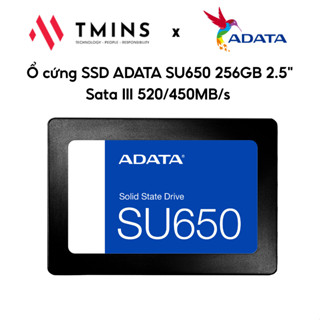  Ổ cứng SSD ADATA SU650 256GB 512GB  2.5" Sata III 520 450MB s - Hàng chính hãng 