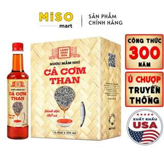  Nước mắm nhỉ cá cơm than Làng Chài Xưa 525ml  01 chai  sánh đặc thịt cá 300 năm truyền thống 