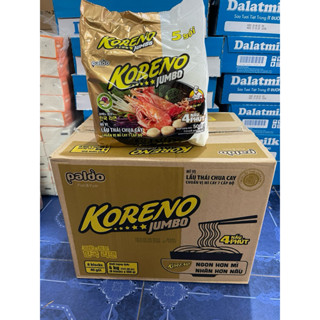 Thùng 40 Gói Mì Lẩu Thái Koreno Hương Vị Chua Cay 100G/ Mì Lẩu Thái Chuẩn Vị Mì Cay 7 Cấp Độ [ Date Mới ]