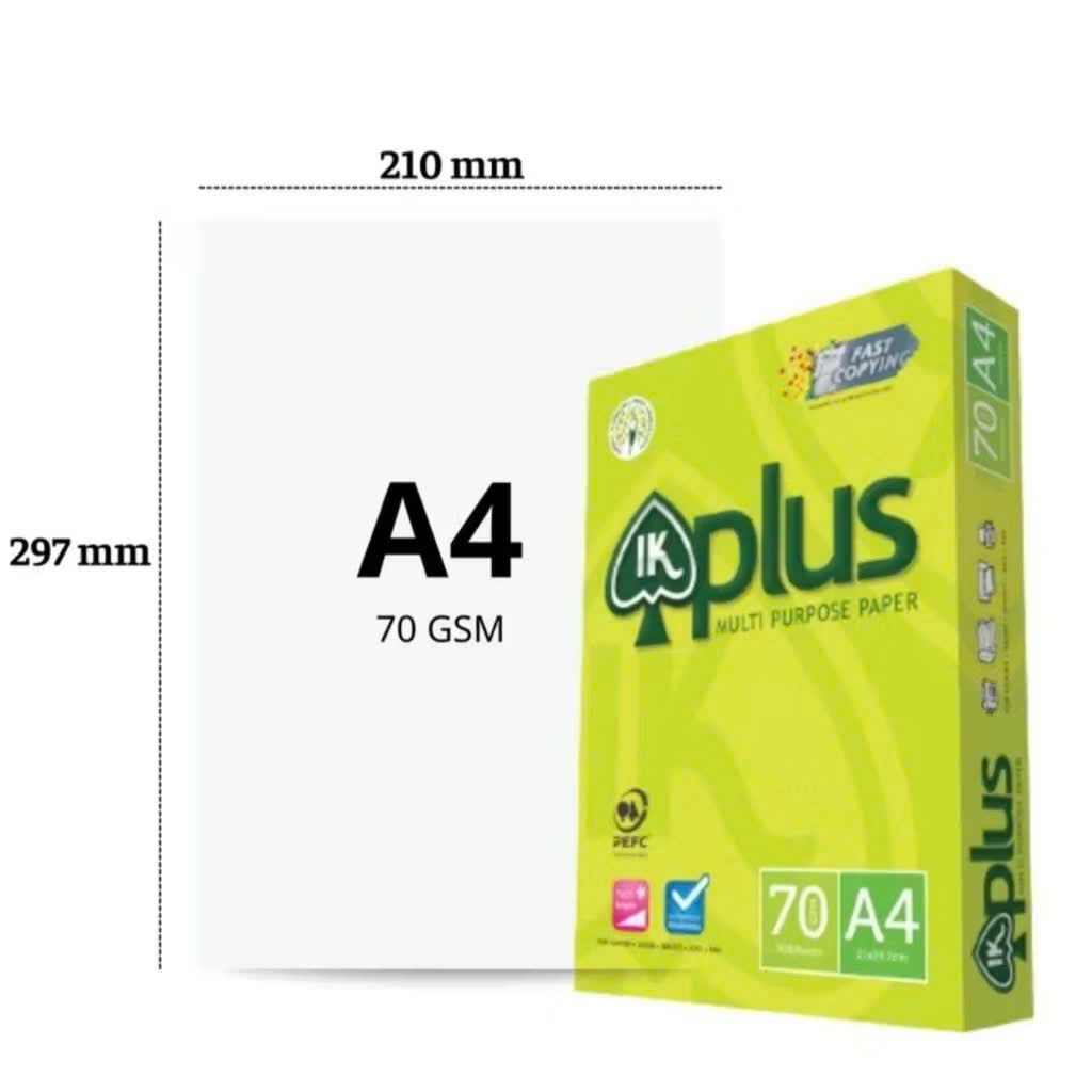 Giấy A4 Plus 70gsm Giấy in photo A4 giá rẻ