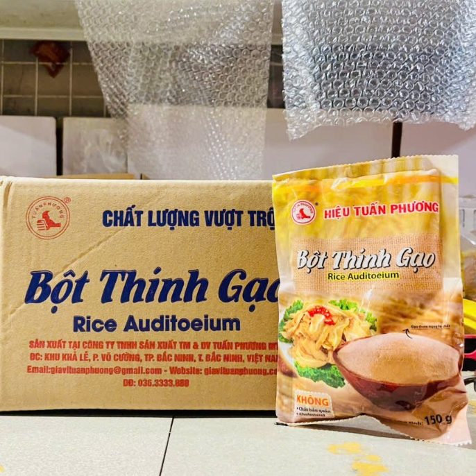 SỈ: 1 thùng 20 gói bột thính gạo gói nhỏ 150gr