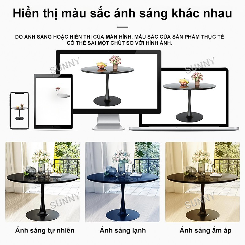 SUNNY Bàn Tròn Tulip Bắc Âu Hiện Đại - Tối Giản Chất Lượng Cao Decor Cafe | BigBuy360 - bigbuy360.vn