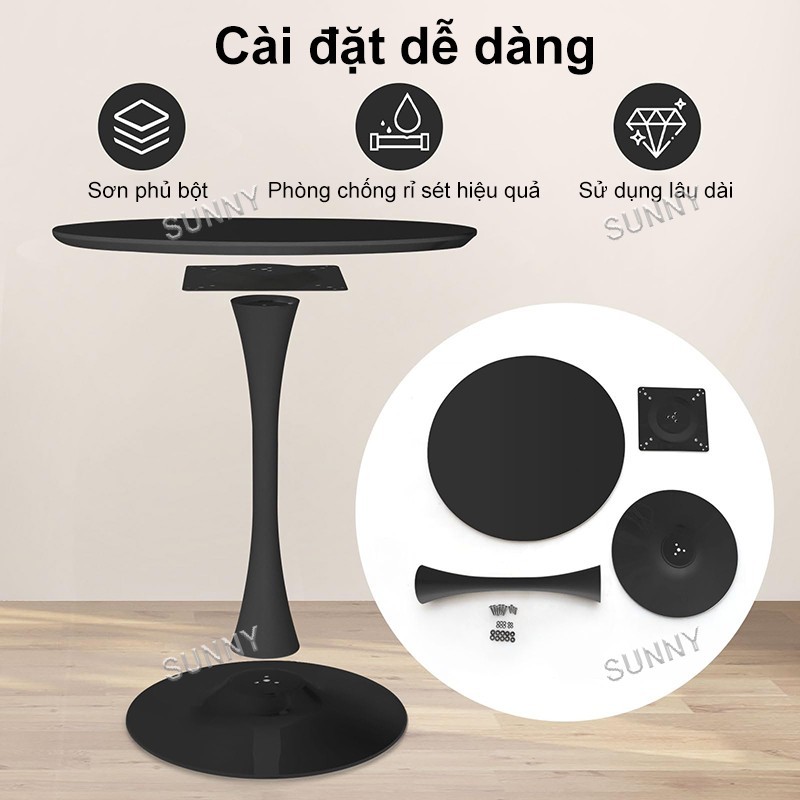 SUNNY Bàn Tròn Tulip Bắc Âu Hiện Đại - Tối Giản Chất Lượng Cao Decor Cafe | BigBuy360 - bigbuy360.vn